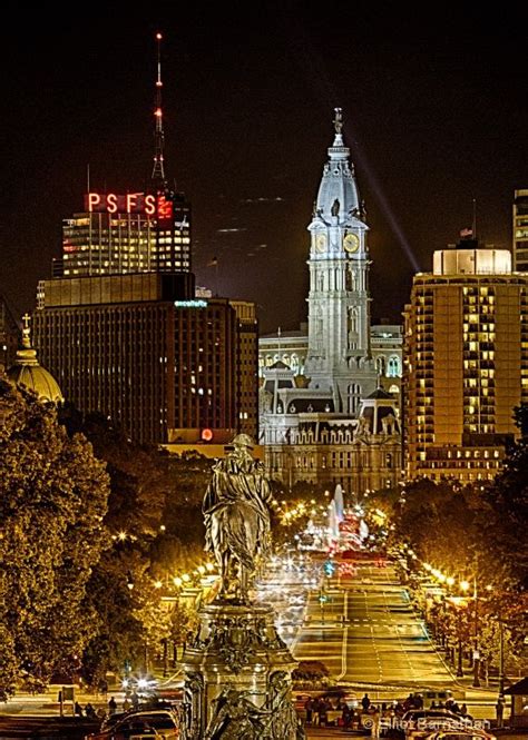 Philadelphia at Night #cityscape #downtown #city #night #philadelphia ...