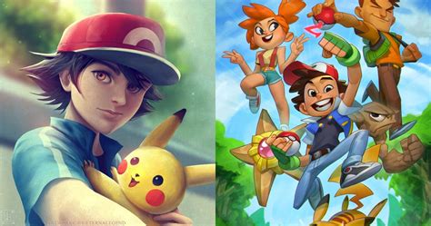 Pokémon: 10 Beautiful Pieces Of Ash Ketchum Fan Art