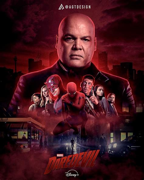 Agt Design on Instagram: “Daredevil Disney Plus 😈 Concept Poster ...