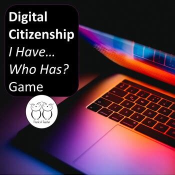 Digital Citizenship Game by Thank a Teacher | Teachers Pay Teachers