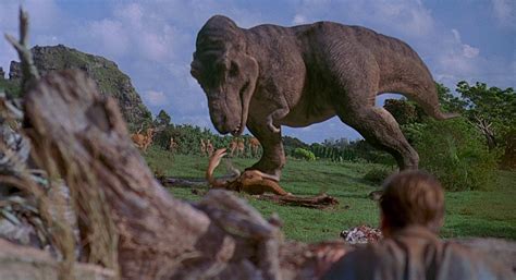 Image - Jurassic Park 1993 tyrannosaurus rex rexy gallimimus 2.jpg ...