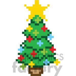 8 bit christmas tree #christmas #8bit #tree #christmastree #holidays #vector | Christmas tree ...