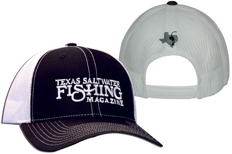 TSF Mag Black Cap - Texas Saltwater Fishing Magazine