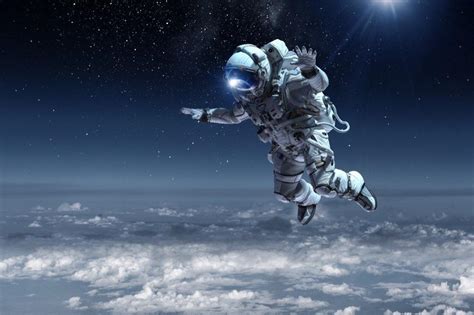 When you see footage of astronauts floating peacefully in space, do you ...