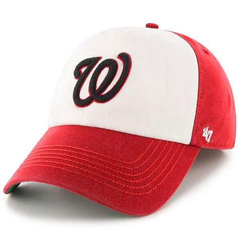 Washington Nationals '47 Freshman Franchise Fitted Hat - Red/White ...