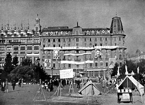 Hotel Colon, Barcelona; Spanish Civil War 1936 available as Framed ...