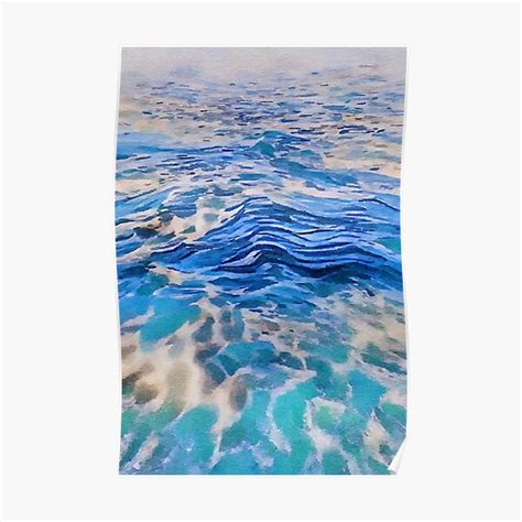 "SEA WAVES #2 Watercolor Painting" Poster for Sale by Kaneis | Redbubble