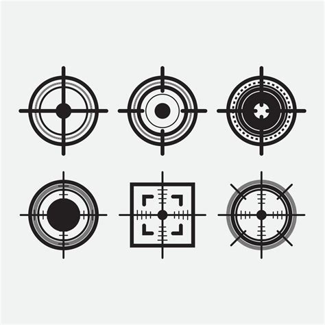 Shooting target vector illustration. Creative design. 8573352 Vector ...