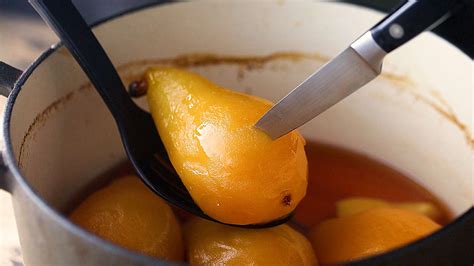 Easy Poached Pears: Simple, elegant dessert -Baking a Moment