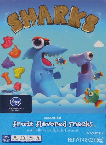 Kroger® Sharks Fruit Snacks, 6 ct / 0.8 oz - Kroger