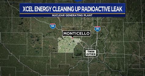 Xcel Energy cleaning up radioactive leak at Monticello nuclear generating plant - CBS Minnesota