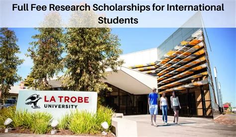 La Trobe University Full Fee Research Scholarships for International ...