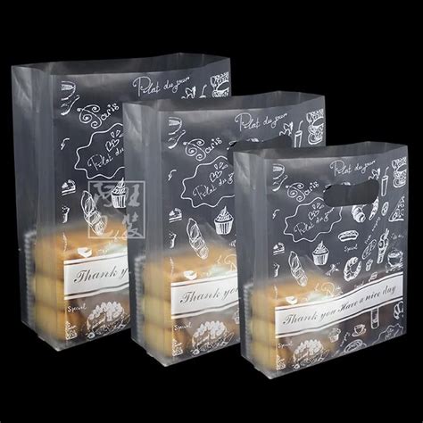 Wholesale 500Pcs/Lot Portable Clear Plastic Bags Toast Bread Cake Storage Bag Baking Food ...