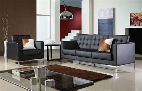 modern furniture premium leather Florence Knoll sofa CF029|Chairs|Yadea