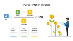 ROI Infographic PowerPoint Template - SlideBazaar