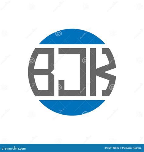 BJK Letter Logo Design on White Background. BJK Creative Initials ...