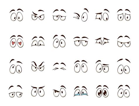 How To Draw Cartoon Smiling Eyes