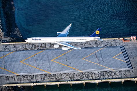 A Lufthansa A340-600 landing in Boston : r/boston