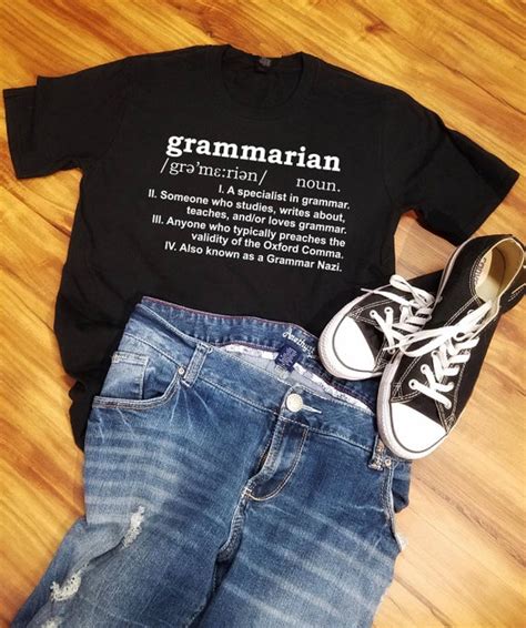 Grammar Grammar Shirt Grammar Gift English Teacher Gift - Etsy