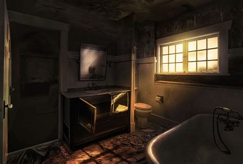 ArtStation - Horror Bathroom