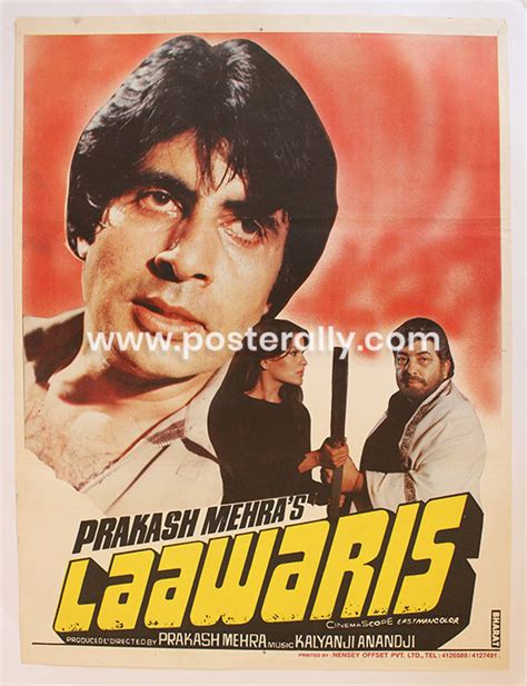 Buy Laawaris 1981 Bollywood Movie Poster | Handpainted Bollywood Movie ...