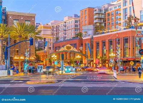 The Gaslamp Quarter in San Diego, California USA Editorial Stock Image ...