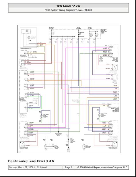 Lexus Rx300 Wiring Power Schematic