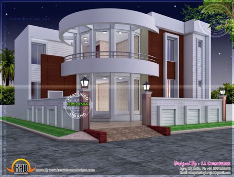 Exterior Front Round Balcony Design House – BESTHOMISH