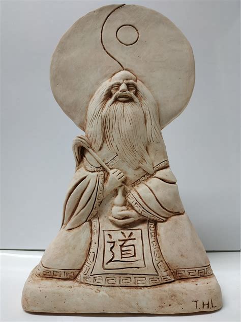 Lao Tzu Daoism Taoism Yin Yang Statue by Artist Ting - Etsy