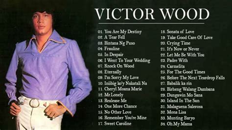 Victor Wood Greatest Hits Full Album - Victor Wood Medley Songs - Tagalog Love Songs - YouTube