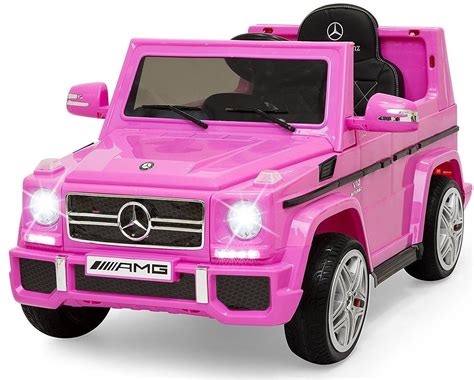 Ride On 12V Toy Car For Girl Mercedes G65 Remote Control MP3 Pink - Ride On Toys & Accessories