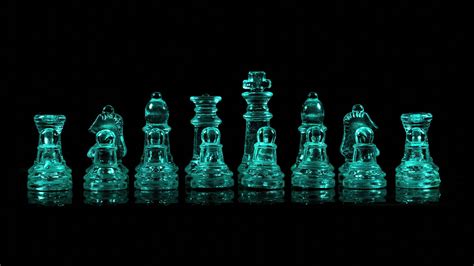 Glass chess pieces II :: Behance