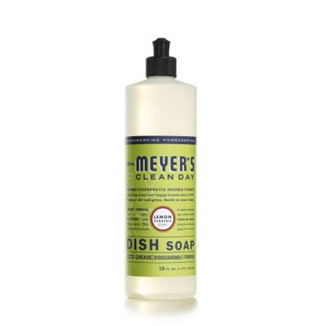 Mrs. Meyer's Clean Day Lemon Verbena Liquid Dish Soap, 16.0 fl oz - Kroger