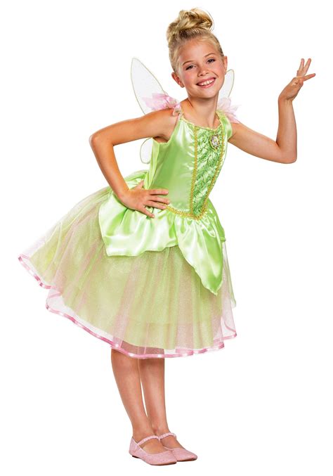 Peter Pan Girls Cute Tinker Bell Costume