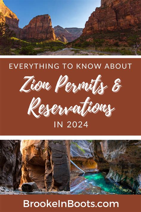 Zion National Park Permits & Reservations in 2024: Everything You Need to Know - Brooke In Boots