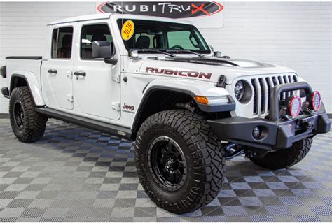 Custom Lifted 2020 Jeep Gladiator Rubicon JT Bright White for Sale