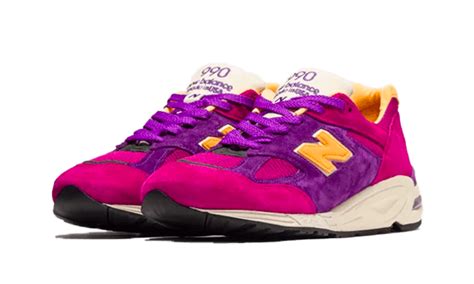 New Balance 990 v2 MiUSA Teddy Santis Purple Yellow