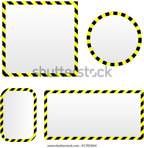 Warning Vector Label Vector Template Stock Vector (Royalty Free ...