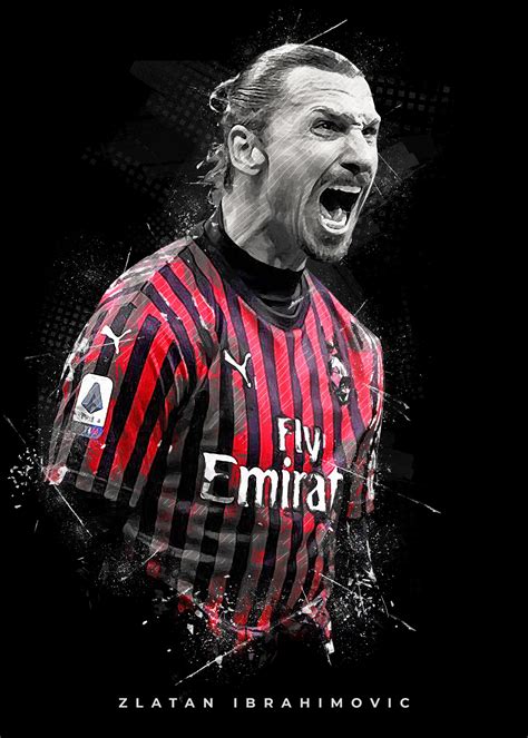 🔥 Download Zlatan Ibrahimovic Poster By Creative Shop Displate by ...