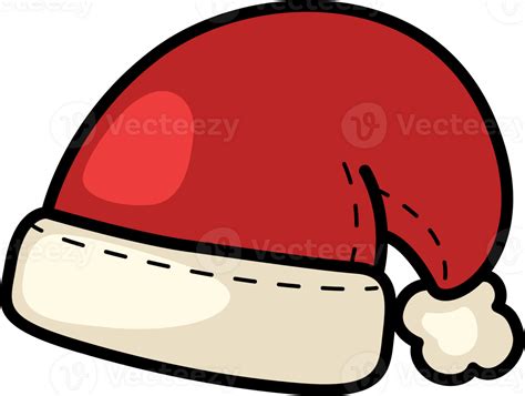 santa hat outline 24063009 PNG