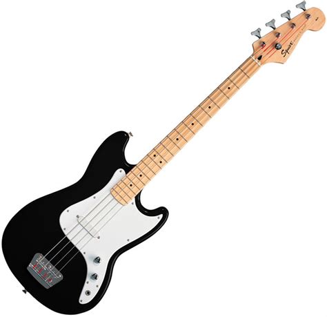 Fender Squier Bronco Bass Electric Bass Guitar - Black and more 4 String Electric Basses At ...