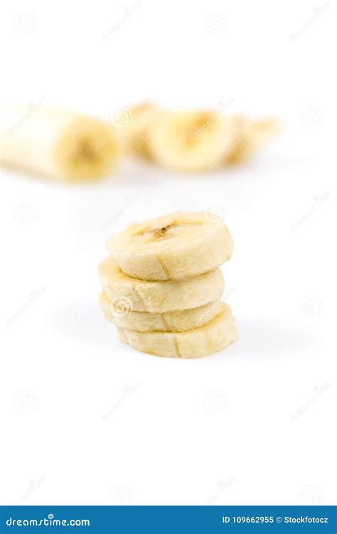 Banana without peel stock image. Image of ripe, isolated - 109662955