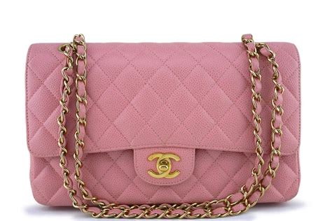 Chanel Pink Caviar Medium Classic 2.55 Double Flap Bag 18k GHW – Boutique Patina