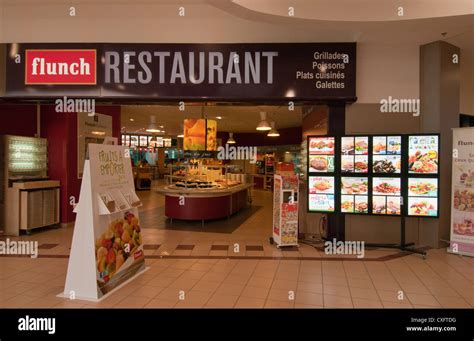 Flunch, the self service restaurant, France Stock Photo - Alamy