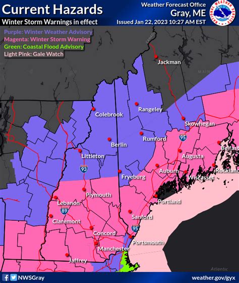 Two Winter Storms Batter Maine In Less Than a Week - Cold Weather Report