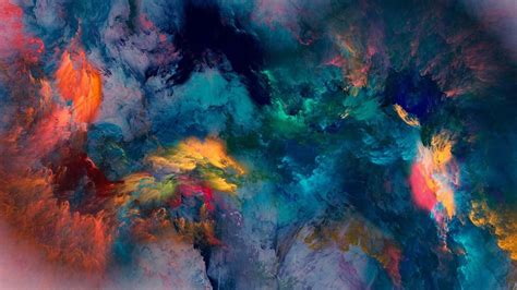 Artistic Colorful Acrylic Texture Fantasy 4K HD Abstract Wallpapers | HD Wallpapers | ID #42253