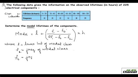 Mean Median Mode Formula For Grouped Data