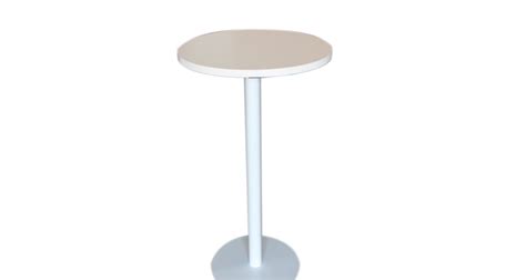 Round White Bar Table - 600mm | Marquee Monkeys