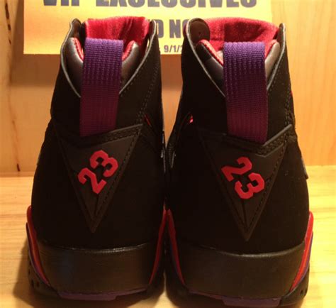 Air Jordan 7 Retro - Black/True Red-Dark Charcoal-Club Purple ...