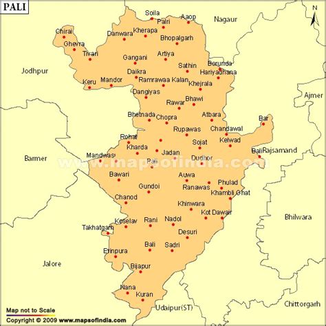 Pali Parliamentary Constituency Map, Election Results and Winning MP